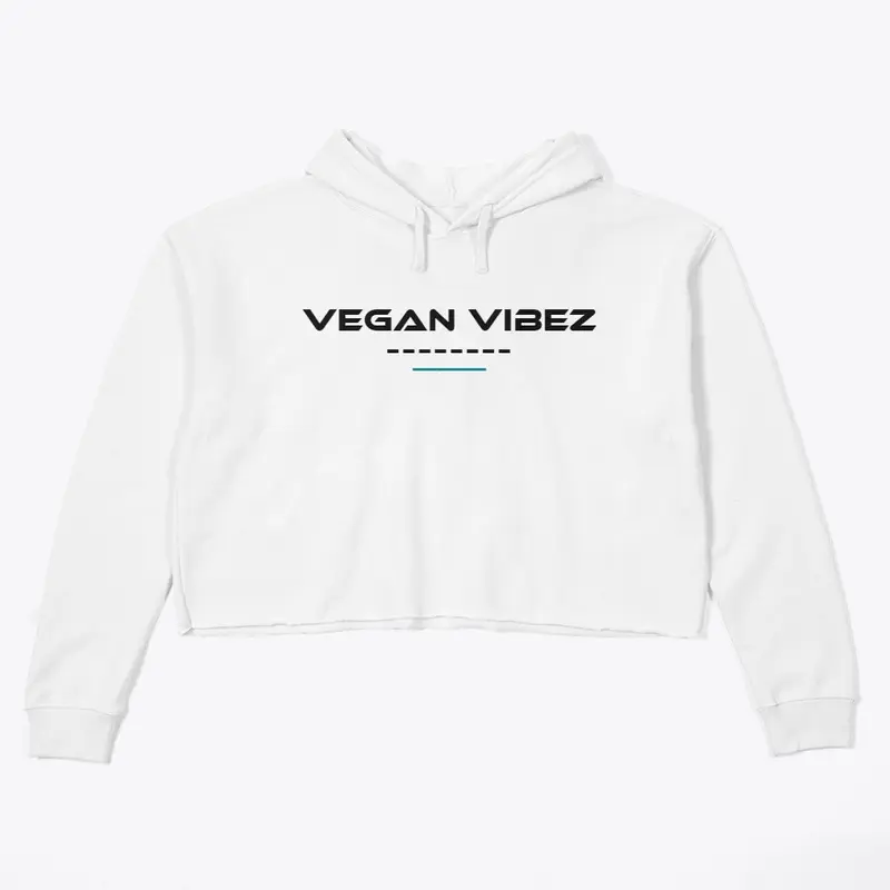 Vegan Vibez Crop Hoodie