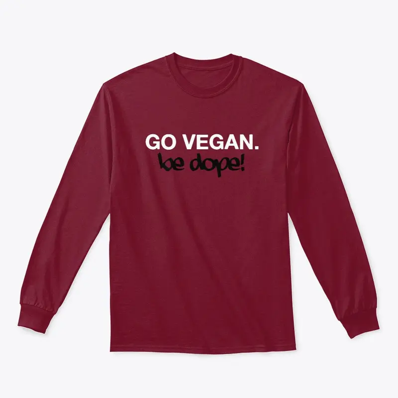 Go Vegan Be Dope Premium Tee